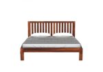 FrontWood Caviar Sheesham Wood Double Bed Without Storage - Image 9