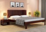 FrontWood Caviar Sheesham Wood Double Bed Without Storage