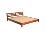 Coral Sheesham Wood Bed Without Storage – King & Queen Size - Image 5