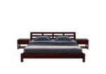 Coral Sheesham Wood Bed Without Storage – King & Queen Size - Image 8