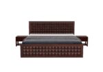 Diamond Sheesham Wood Bed Without Storage – King & Queen Size - Image 2