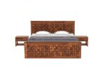 Flamingo Sheesham Wood Bed Without Storage – King & Queen Size - Image 7