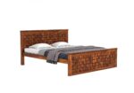 Flamingo Sheesham Wood Bed Without Storage – King & Queen Size - Image 8