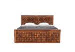 Flamingo Sheesham Wood Bed Without Storage – King & Queen Size - Image 9