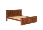 Flamingo Sheesham Wood Bed Without Storage – King & Queen Size - Image 10