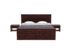 Flamingo Sheesham Wood Bed Without Storage – King & Queen Size - Image 2