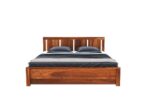 FrontWood Funen Sheesham Wood Double Bed Without Storage - Image 9
