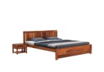 FrontWood Funen Sheesham Wood Double Bed Without Storage - Image 10