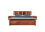 FrontWood Funen Sheesham Wood Double Bed Without Storage - Image 11