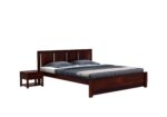 FrontWood Funen Sheesham Wood Double Bed Without Storage - Image 3