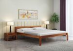 FrontWood James Sheesham Wood Double Bed Without Storage - Image 7