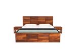 FrontWood New Andrott Sheesham Wood Double Bed Without Storage - Image 7