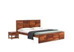 FrontWood New Andrott Sheesham Wood Double Bed Without Storage - Image 9