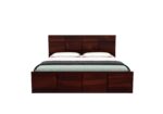 FrontWood New Andrott Sheesham Wood Double Bed Without Storage - Image 4