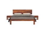 FrontWood Samos Sheesham Wood Double Bed Without Storage - Image 7