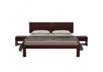 FrontWood Samos Sheesham Wood Double Bed Without Storage - Image 2