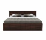 FrontWood Solid Sheesham Wood Double Bed With Storage - Image 13