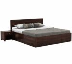 FrontWood Solid Sheesham Wood Double Bed With Storage - Image 14