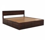 FrontWood Solid Sheesham Wood Double Bed With Storage - Image 15