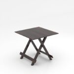 FrontWood Sheesham Wood Foldable Patio Dining Set With Cushions - Image 20