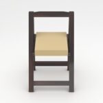 FrontWood Sheesham Wood Foldable Patio Dining Set With Cushions - Image 17