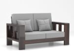 Sheesham Wooden 2 Seater Sofa - Image 5