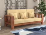 Sheesham Wooden 3 Seater Sofa
