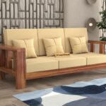 Sheesham Wooden 3 Seater Sofa