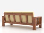 Sheesham Wooden 3 Seater Sofa - Image 3