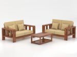 Sheesham Wooden 4 Seater Sofa - Image 2
