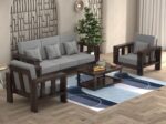 Sheesham Wooden 5 Seater Sofa Set - Image 8