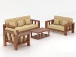 Sheesham Wooden 6 Seater Sofa Set - Image 2