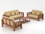 FrontWood Sheesham Wood Rosewood Sofa Set for Home & Lounge - Image 18