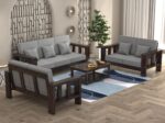 FrontWood Sheesham Wood Rosewood Sofa Set for Home & Lounge - Image 34