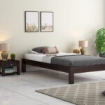 SofaHome Hout Sheesham Wood Single Bed Without Storage