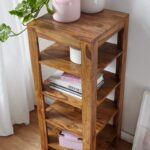 FrontWood Sheesham Wood 4 Tier Book Rack for Study & Living Room - Image 2