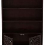 FrontWood Sheesham Wood Bookcase With 2 Doors & 2 Shelves - Image 7
