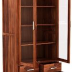 Sheesham Wood Big Book Shelf – Natural Finish - Image 3