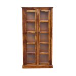 Sheesham Wood Crockery Cabinet with Glass Door - Image 11