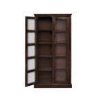 Sheesham Wood Crockery Cabinet with Glass Door - Image 4