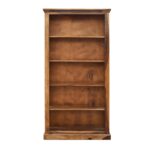 FrontWood Sheesham Wood Contemporary Semi Open Bookshelf - Image 5