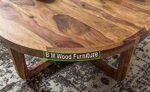 Sheesham Wood Coffee Table – Natural Finish - Image 2