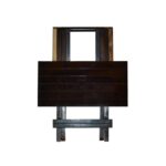 FrontWood Sheesham Wood Foldable Square Patio Dining Table - Image 4