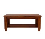 Wooden Solid Sheesham Wood Center Tables Coffee Table – Honey Finish - Image 3