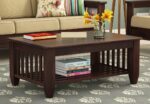 Sheesham Wood Center Table – Walnut Finish