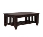 Sheesham Wood Center Table – Walnut Finish - Image 2