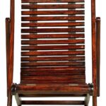FrontWood Solid Sheesham Wood Folding Relaxing Easy Chair - Image 3