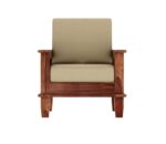 Sheesham Wood 1 Seater Sofa Set – Style B - Image 14