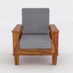 Sheesham Wood Sofa Set 4 Seater - Image 14
