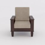 Sheesham Wood Sofa Set 1 Seater - Image 14